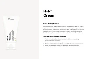 Eczema & Psoriasis Relief Cream, Hydrates & Heals Sensitive Skin Dermz Hermz H+P - Picture 1 of 4