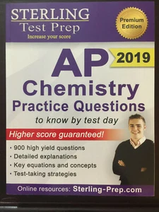 Sterling Test Prep Premium Edition AP Chemistry 2019 Practice Questions - Picture 1 of 2