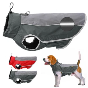 Großer Hund Warme Hundekleidung Hundemantel Regenmantel Winter Wasserdicht M-XL - Bild 1 von 26
