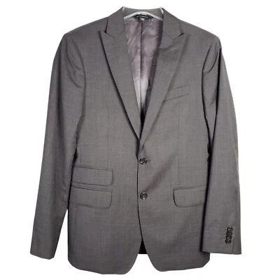 Banana Republic Blazer Sport Coat Men 38R Brown Marzotto Wool Slim PEAK Jacket - Image 1 of 4