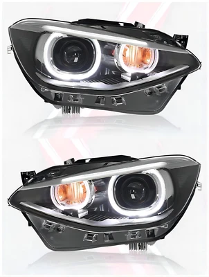 BMW Serie 1 F20 12-14 Conjunto Faro Lente LED Modificado Foto 1 de 4