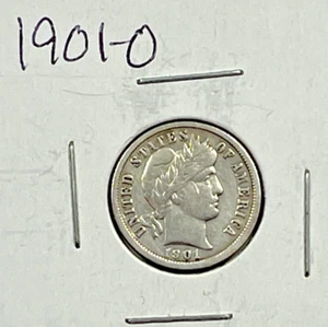 1901-O Barber Dime : Very Fine VF Details - Picture 1 of 2