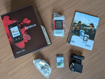 NOKIA 5200 ROT WEISS NEU SLIDER SCHIEBEHANDY - Bild 1 von 4