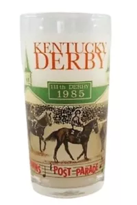 1985 Kentucky Derby Churchill Downs 111th Glas Becher - Bild 1 von 4