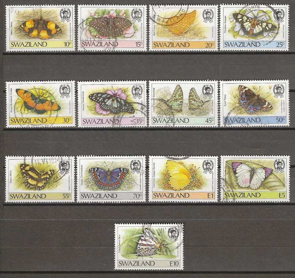 SWAZILAND 1987 SG 516/528 USED - Image 1 of 1