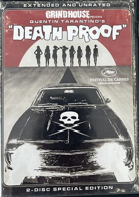 Grindhouse Presents Death Proof DVD 2 Disc  Extended and Unrated Special Edition - Image 1 of 4