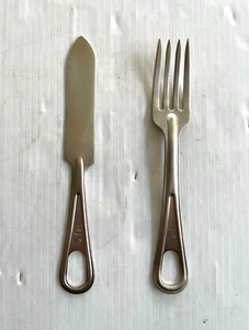 USGI ORIGINAL MILITÄR 1962 MUSTER FELD MESS KIT FLEISCHDOSE GABEL & MESSER UTENSIL - Bild 1 von 19