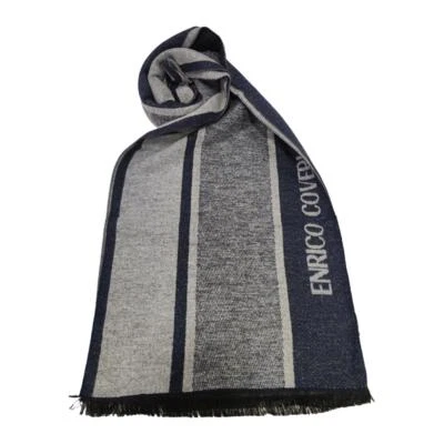 Sciarpa Uomo Ragazzo Enrico Coveri Stola Pashmina Coprispalle Sfrangiata 180x30 - Immagine 1 di 4