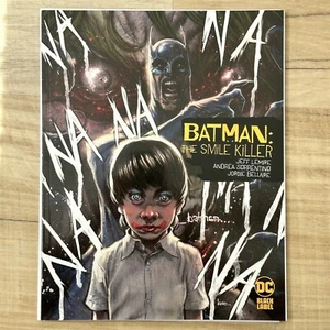 Batman The Smile Killer #1 2020 Kaare Andrews variante cubierta B DC etiqueta negra - Imagen 1 de 11