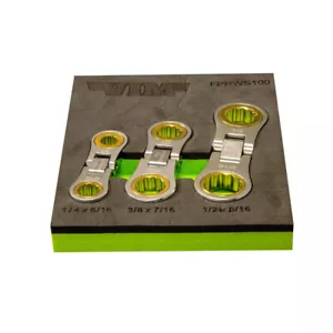 VIM Tools 3 Pc. Flex Palm Ratchet - SAE FPRWS100 - Picture 1 of 5