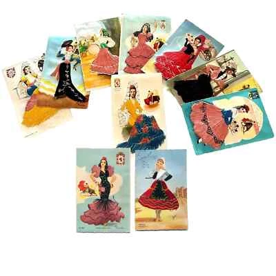 EMBROIDERED FLAMINGO DANCER 10 Postcards - Image 1 of 4