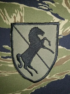 US Army Cut Edge Shoulder Patch 11th ACR OG-107 Twill Subdued #16 - Picture 1 of 1