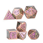7X Polyhedral Dice Set Metal Dices For Role Playing Table Games Interactive Toy