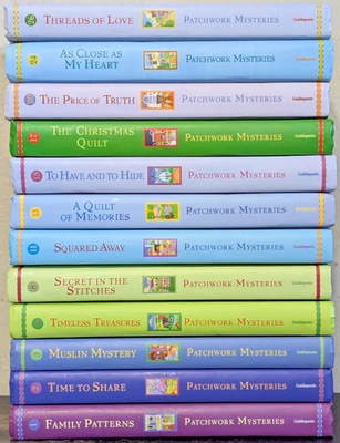 Lot of 12 Patchwork Mysteries Books Guideposts Hardcover Book Inspirational - Image 1 of 3