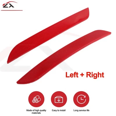 For 2012-17 BMW 320i 328i 335i 63147382233 63147382234 Rear Bumper Reflector Set - Изображение 1 из 4