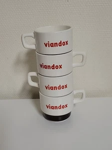 LOT DE 4 TASSES VIANDOX VINTAGE  - Photo 1/19