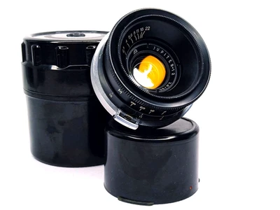 Lens Jupiter 12 f2.8 35mm ( Zeiss Biogon) Wide Angle Lens Kiev Contax RF Mount - Image 1 of 4