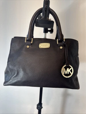 Bolso de Mano MICHAEL KORS Sutton Asa Superior Cuero Saffiano Marrón Foto 1 de 4
