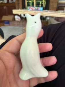White Pie Bird 4 in - Picture 1 of 6