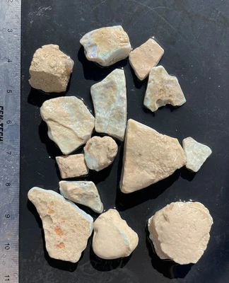 Venta al por mayor paquete de ópalo australiano Coober Pedy Potch costura ópalo lapidario 300 gramos Foto 1 de 4