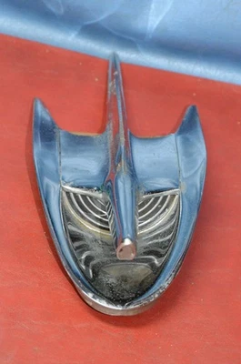 Vtg 1956 Ford Hood Ornament 1956 Fairlane Crown Victoria BJ-16853-A  BJ-16868-A - Image 1 of 4