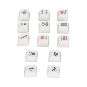 13x Gaming Keycaps 13 Key Personalized Chinese Style Mahjong Shape Cherry He SAL - Bild 1 von 22