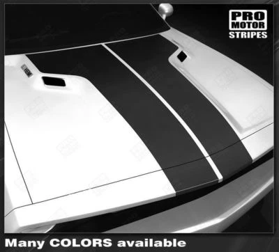 Calcomanías estilo fábrica rayas capó para Dodge Challenger 2008-2023 (elige color) Foto 1 de 3