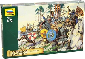 Zvezda ZV8046 - Vikingos - Modelo de Plástico Soldados Kit Escala 1/72 1" 41 Soldados - Imagen 1 de 1