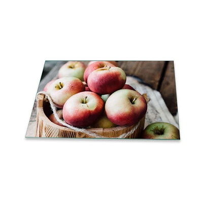 Herdabdeckplatte Ceran 1 Teilig 80x52 Apfel Rot Abdeckung Glas Spritzschutz Deko - Bild 1 von 4