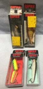 Menge (4) Rapala Kunstköder in Boxen: SR-7 CW, SR-7 S, J-7 FT, F-7 S - Bild 1 von 5
