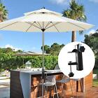 Deck Mount Umbrella Stand Patio Umbrella Clamp for Outdoor Chair Fishing Rod