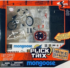FLICK TRIX FT BIKE SHOP MONGOOSE RED BLACK WHITE METAL MODEL BIKE BRAND NEW - Picture 1 of 2