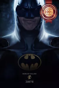 BATMAN THE FLASH 2023 DC ORIGINAL CINEMA MOVIE FILM ART PRINT PREMIUM POSTER - Imagen 1 de 6