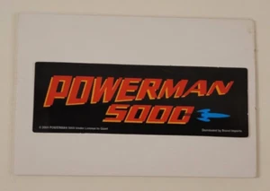 POWERMAN 5000 Vintage 2000 Brand Imports VENDING MACHINE STICKER CARD + SLEEVE - Picture 1 of 3