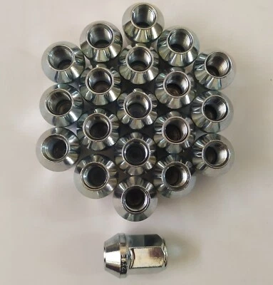 Kit 20 Dadi Cerchi in Lega per JAGUAR X-TYPE F-TYPE S-TYPE XE XF XJ XK - Immagine 1 di 3