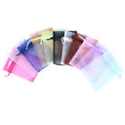100pcs/lot Colorful Organza Bags 10x12cm/10x15cm/13x18cm Jewelry Packaging Bag h