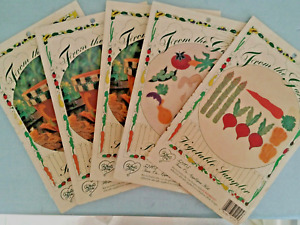 lot 5 kit What’s New FROM THE GARDEN Iron On Fabric Applique onto FLOWER POTS