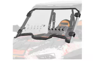 19-23 XP 1000 Front Windshield 2-IN-1 Vented Pre-Installed Rubber Strip, Compati - Picture 1 of 8