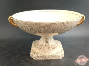 Empire Ware England Gold Chintz Porcelain Compote Pedestal/Compote Bowl - Picture 1 of 7