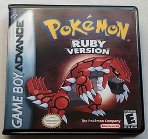 Pokémon Versión Rubí Pokémon SOLO ESTUCHE Game Boy Advance GBA Caja MEJOR CALIDAD - Imagen 1 de 7