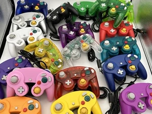 Wired NGC Controller Gamepad Compatible With Nintendo GameCube Wii U Console - Picture 1 of 21