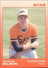 1988 Hagerstown Suns Star #25 Bob Williams