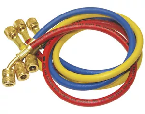 Juego de mangueras de carga de refrigeración de aire acondicionado HVAC 60" para diferentes actualizaciones - Imagen 1 de 7