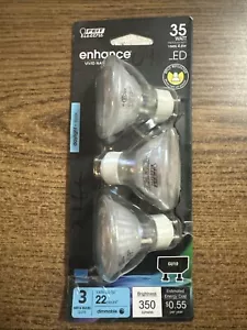 Feit Electric GU10 Bi-Pin 35-Watt MR-16 LED BULBS Daylight 5000K 3-PACK - Picture 1 of 2