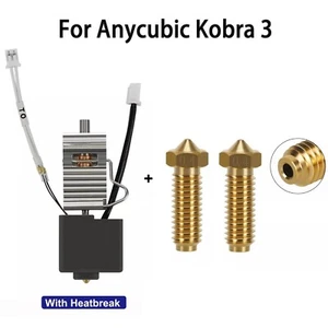 Drukarka 3D do wytłaczarki Anycubic Kobra 3 Hot End 0,4 mm zestaw dysz z partią grzejnika - Zdjęcie 1 z 23