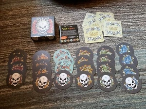 Skull & Roses The Biker Game - Black Very Rare Gang Bluff Themed Version - Picture 1 of 9