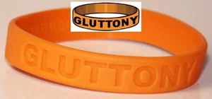 Pulsera Gluttony Siete Pecados Capitales Comida Chatarra Bebida Extravagancia Residuos TW001 - Imagen 1 de 3