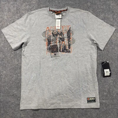 VTG Y2K And1 Men's Basketball Slam Dunk Graphic T-Shirt Size L NWT Double Side - Image 1 of 4