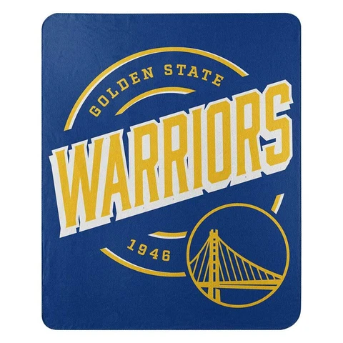 Golden State Warriors NBA Northwest 50"x60" Campaign Fleece Throw Blanket FREE Cover