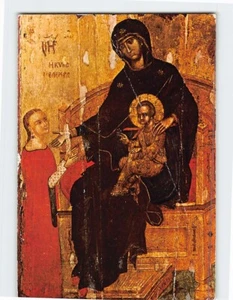 Cartolina Vergine di Eleusi Icona nella Chiesa di Tutti i Santi Korcula Croazia - Foto 1 di 2